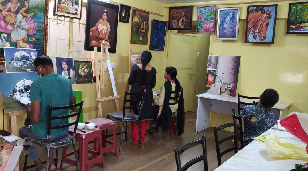 Painting Classes | Chitralaya Drawing and Oil Painting Institute, Alwal ...